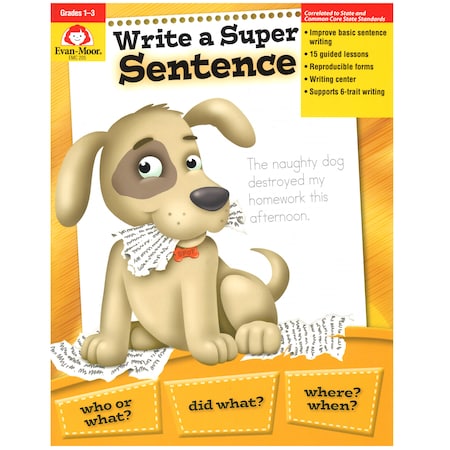 Write A Super Sentence, Teachers Edition, Grae 1-3